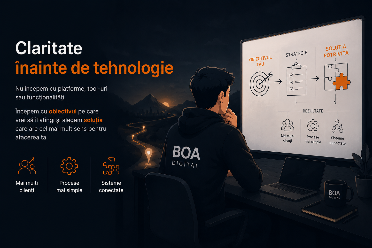 Ilustrație servicii BOA Digital Solutions